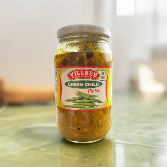 GREEN CHILLI PICKLE 400gm